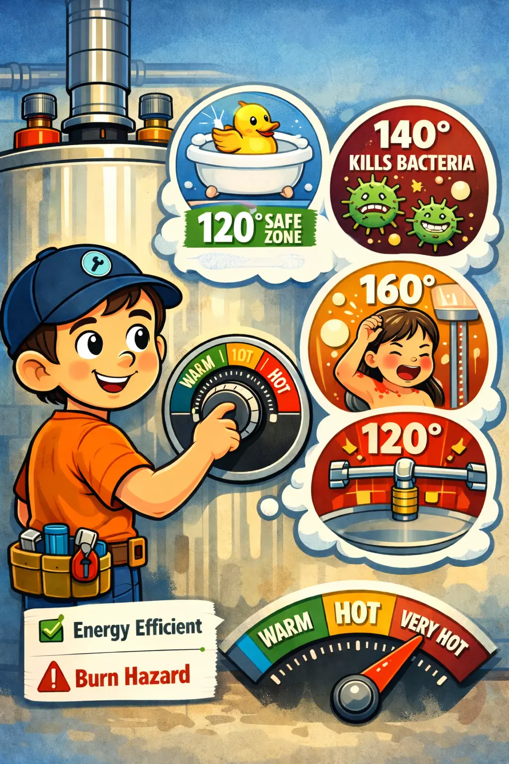 Best Water Heater Temperature Setting (and Why It Matters)